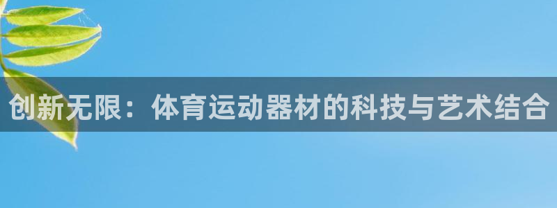 利记代理备用网址：创新无限：体育运动